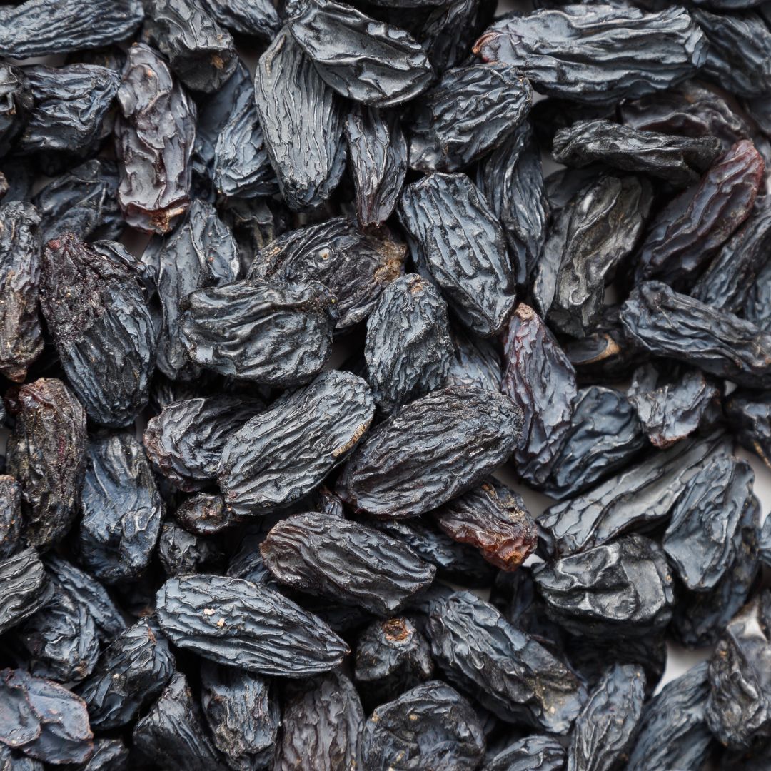 Dried Grapes (Black Raisins): Dark, Rich, and Nutritious